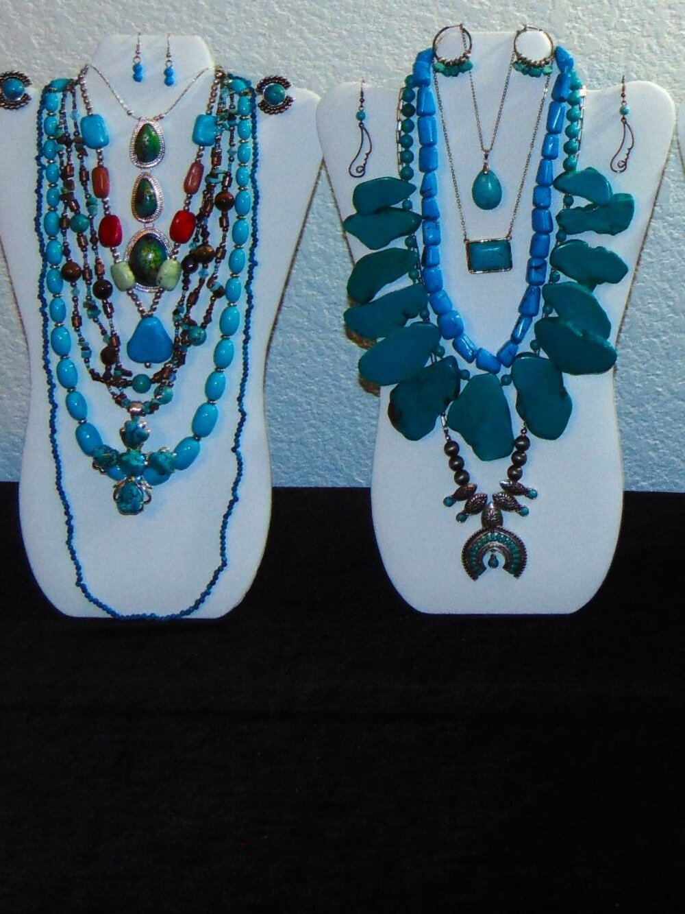 3 Pound Turquoise and Faux Turquoise Jewelry lot